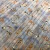 Nautical KNOTS Fabric Curtain Material for Dress Home Decor Curtain Upholstery Wooden Plank Anchor Print - 55"/ 140cm wide - Image 2