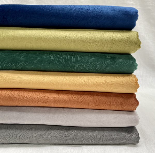 Embossed Velvet Fabric Super Soft Velour Material Home Decor Curtains Upholstery Dressmaking - 59 "/ 150 cm Wide - CHARCOAL GREY - Image 5