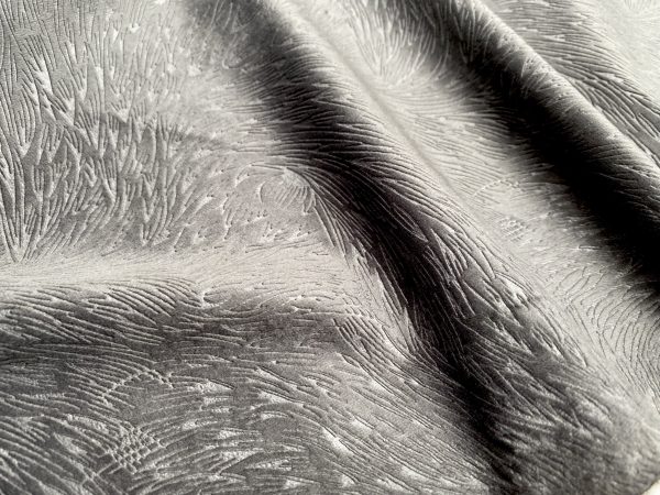 Embossed Velvet Fabric Super Soft Velour Material Home Decor Curtains Upholstery Dressmaking - 59 "/ 150 cm Wide - Image 2