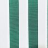 Emerald Green & White Striped DRALON Outdoor Fabric Acrylic Teflon Waterproof Upholstery Material For Cushion Gazebo Beach - 63"/160cm Wide - Image 2