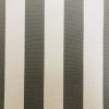 Light Grey & White Striped DRALON Outdoor Fabric Acrylic Teflon Waterproof Upholstery Material For Cushion Gazebo Beach - 125"/320cm Wide