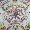 Prussian Paisley Fabric Pastel Floral Easter Material Home Decor Curtain Upholstery 140cm or 55" wide - Multicoloured