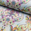 Prussian Paisley Fabric Pastel Floral Easter Material Home Decor Curtain Upholstery 140cm or 55" wide - Multicoloured - Image 4