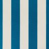 Turquoise & White Striped DRALON Outdoor Fabric Acrylic Teflon Waterproof Upholstery Material For Cushion Gazebo Beach - 63"/160cm Wide - Image 2
