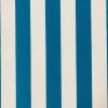Turquoise & White Striped DRALON Outdoor Fabric Acrylic Teflon Waterproof Upholstery Material For Cushion Gazebo Beach - 63"/160cm Wide - Image 3