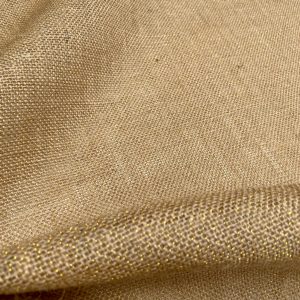 Glitter HESSIAN 100% JUTE Fabric Sacking Material - 10oz Fine Natural Burlap for Wedding, Table Runner, Curtains - 160cm or 62" Wide