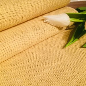 CHAMPAGNE Dyed HESSIAN 100% JUTE Fabric Sacking Material - 10oz Fine Natural Burlap for Wedding, Table Runner, Curtains - 150cm or 59" Wide