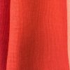 CORAL Red Dyed HESSIAN 100% JUTE Fabric Sacking Material - 10oz Fine Natural Burlap for Wedding, Table Runner, Curtains - 150cm or 59" Wide