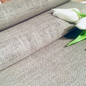 GREY Dyed HESSIAN 100% JUTE Fabric Sacking Material - 10oz Fine Natural Burlap for Wedding, Table Runner, Curtains - 150cm or 59" Wide