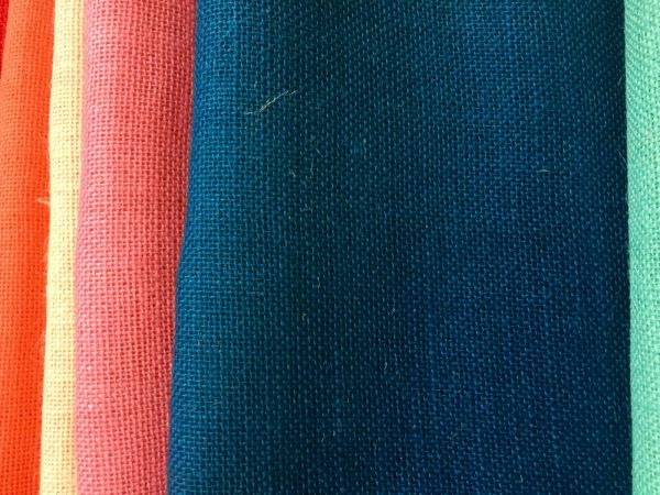 INDIGO Blue Dyed HESSIAN 100% JUTE Fabric Sacking Material 10oz Fine Natural Burlap for Wedding, Table Runner, Curtains - 150cm or 59" Wide - Image 2