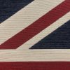 MEDIUM Union Jack Flag Retro Linen Look Heavy Jacquard Gobelin Upholstery Cotton Bag Cushion Panel Fabric UK Banner 70x47cm or 27''x18'' - Image 2