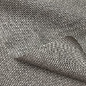 Linen Look Plain Culla Fabric Furnishing Curtain Upholstery Dressmaking Cotton Material 55"/140cm Wide Canvas - GREY