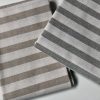 Linen Look White STRIPES Culla Fabric Furnishing Curtain Upholstery Dressmaking Cotton Material 110″/280cm EXTRA Wide Canvas - GREY - Image 6
