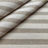 Linen Look White STRIPES Culla Fabric Furnishing Curtain Upholstery Dressmaking Cotton Material 110″/280cm EXTRA Wide Canvas - NATURAL - Image 5