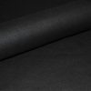 Pure Plain Soft Linen Fabric Material -  100% Linens Textile for Home Decor, Curtains, Clothes - 140cm wide - Plain BLACK - Image 3