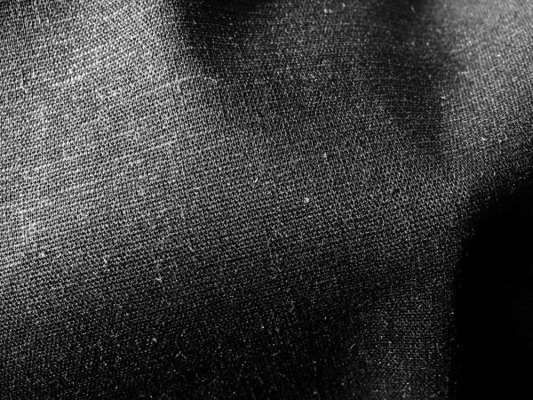 Pure Plain Soft Linen Fabric Material -  100% Linens Textile for Home Decor, Curtains, Clothes - 140cm wide - Plain BLACK - Image 2