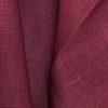 Pure Plain Soft Linen Fabric Material -  100% Linens Textile for Home Decor, Curtains, Clothes - 140cm wide - Plain BURGUNDY Red - Image 3