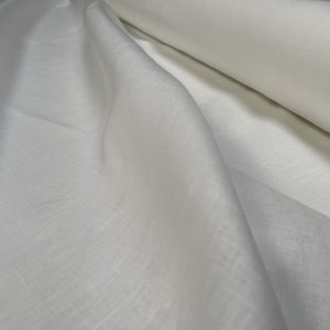 Pure Plain Soft Linen Fabric Material - 100% Linens Textile for Home Decor, Curtains, Clothes - 140cm wide - Plain CREAM