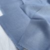 Pure Plain Soft Linen Fabric Material - 100% Linens Textile for Home Decor, Curtains, Clothes - 140cm wide - Plain DENIM BLUE - Image 2