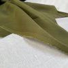 Pure Plain Soft Linen Fabric Material -  100% Linen for Home Decor, Curtains, Clothes - 140cm wide - Plain Khaki Green Linen - Image 2