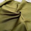 Pure Plain Soft Linen Fabric Material -  100% Linen for Home Decor, Curtains, Clothes - 140cm wide - Plain Khaki Green Linen - Image 3