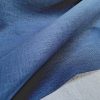 Pure Plain Soft Linen Fabric Material -  100% Linen for Home Decor, Curtains, Clothes - 140cm wide - Plain Navy Blue - Image 5