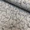 Picasso Faces Digitally Printed Fabric Furnishing Curtain Upholstery Dressmaking Cotton Material 55"/140cm Wide Canvas