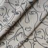 Picasso Faces Digitally Printed Fabric Furnishing Curtain Upholstery Dressmaking Cotton Material 55"/140cm Wide Canvas - Image 2