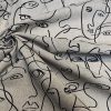 Picasso Faces Digitally Printed Fabric Furnishing Curtain Upholstery Dressmaking Cotton Material 55"/140cm Wide Canvas - Image 3