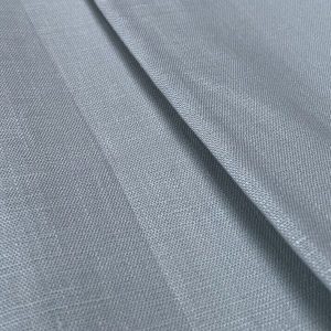 Pure Plain Soft Linen Fabric Material -  100% Linens for Home Decor, Curtains, Clothes - 140cm wide - Plain Silver Grey