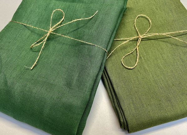 Pure Plain Soft 100% Linen Fabric Material Lightweight Linens for home decor, bedding, clothes, curtains - 140cm wide - Image 2