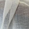 CREAM Inbetween Voile Tulle Organza Fabric Linen Look Sheer Curtains Net With Lead Cord Weight Base - 280cm EXTRA Wide - Image 4