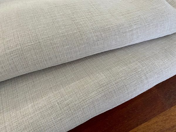 CREAM Inbetween Voile Tulle Organza Fabric Linen Look Sheer Curtains Net With Lead Cord Weight Base - 280cm EXTRA Wide - Image 6