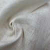 Extra Wide 100% Linen Fabric - Soft Linen Material for Home Decor, Curtains, Clothes - 118"/ 300cm wide - Plain CREAM