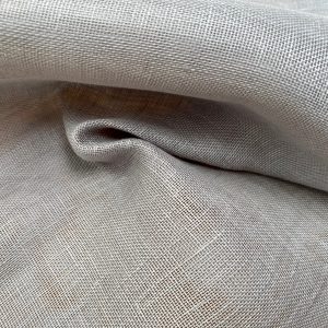 Extra Wide 100% Linen Fabric - Soft Linen Material for Home Decor, Curtains, Clothes - 118"/ 300cm wide - Plain GREY