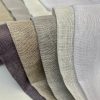 Extra Wide 100% Linen Fabric - Soft Linen Material for Home Decor, Curtains, Clothes - 118"/ 300cm wide - Plain GREY PLUM - Image 3