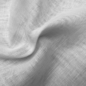 Extra Wide 100% Linen Fabric - Soft Linen Material for Home Decor, Curtains, Clothes - 118"/ 300cm wide - Plain WHITE