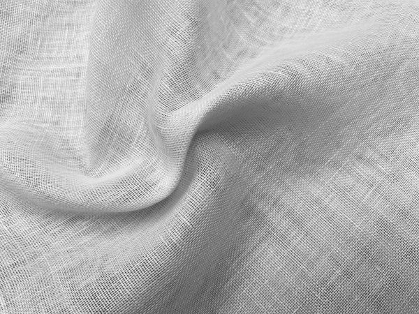 Extra Wide 100% Linen Fabric - Soft Linen Material for Home Decor, Curtains, Clothes - 118"/ 300cm wide - Plain WHITE