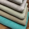 Inbetween Voile Tulle Organza Fabric Linen Look Sheer Curtains Net With Lead Cord Weight Base Solid Plain Colour - 280cm EXTRA Wide - Image 2