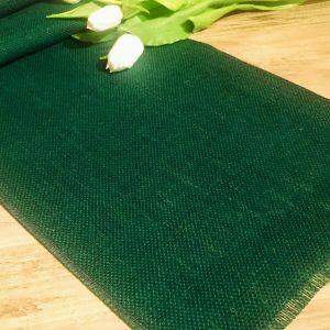 PETROL GREEN Rustic Burlap Jute Runners For Events, Weddings, Home - Jute Hessian Table Runner - 12'' or 30cm Wide