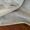 SAGE GREY Inbetween Voile Tulle Organza Fabric Linen Look Sheer Curtains Net With Lead Cord Weight Base - 280cm EXTRA Wide - Image 3