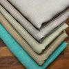 SAGE GREY Inbetween Voile Tulle Organza Fabric Linen Look Sheer Curtains Net With Lead Cord Weight Base - 280cm EXTRA Wide - Image 6