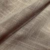 TAUPE Beige Inbetween Voile Tulle Organza Fabric Linen Look Sheer Curtains Net With Lead Cord Weight Base - 280cm EXTRA Wide - Image 4