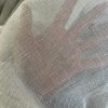 TAUPE GREY Inbetween Voile Tulle Organza Fabric Linen Look Sheer Curtains Net With Lead Cord Weight Base - 280cm EXTRA Wide - Image 5
