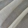 TAUPE GREY Inbetween Voile Tulle Organza Fabric Linen Look Sheer Curtains Net With Lead Cord Weight Base - 280cm EXTRA Wide - Image 6