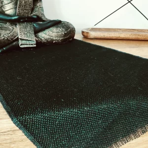 BLACK Rustic Burlap Jute Runners For Events, Weddings, Home - Jute Hessian Table Runner - 12'' or 30cm Wide