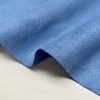 Blue BLACKOUT Faux Suede Polyester Fabric For Curtains Upholstery Material - 110"/280cm EXTRA Wide - Image 3