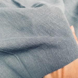 Charcoal Stone Washed Pure Plain Linen Fabric Material - 100% Linens Home Decor Bedding Clothes Curtains - 55" 140cm Wide