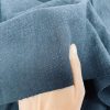 Black Stone Washed Pure Plain Linen Fabric Material - 100% Linens Home Decor Bedding Clothes Curtains - 55" 140cm Wide