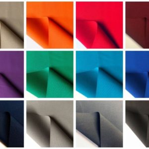 Plain DRALON Outdoor Fabric Solid Acrylic Teflon Waterproof Upholstery Material For Cushion Gazebo Beach - 125"/320cm Wide